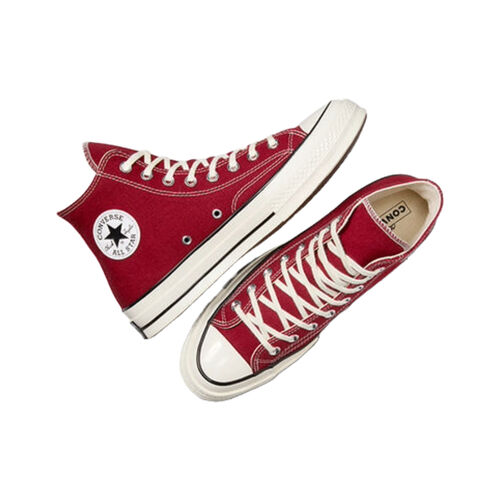 Zapatillas Converse Rojas Chuck 70 Rojo Garza con Parche de Piel Sintética 39.5