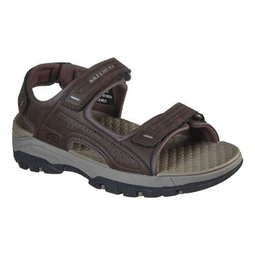 Sandalias Marrones Skechers Tresmen Garo Chocolate Ligeras y Cómodas 42