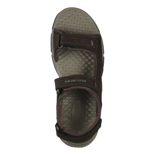 Sandalias Marrones Skechers Tresmen Garo Chocolate Ligeras y Cómodas 42