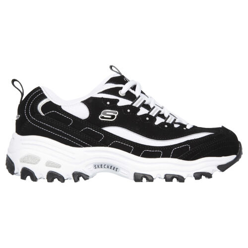 Zapatillas Negro y Blanco Skechers D''Lites Biggest Fan Black White 38
