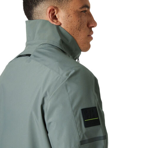 Chaqueta Verde Helly Hansen Men''s HP Racing Bomber Jacket 3.0 Grey Cactus L