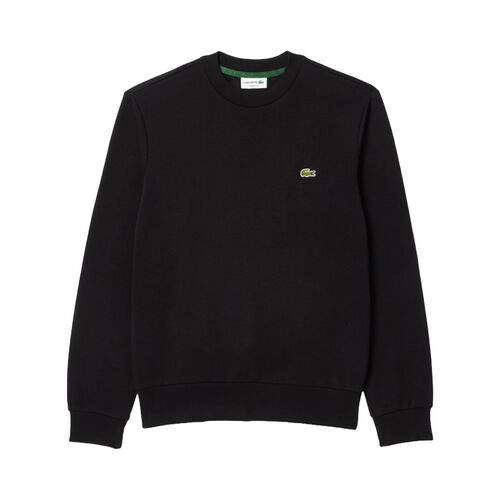 Sudadera Negra Lacoste sin Capucha Logo Pequeño Noir M