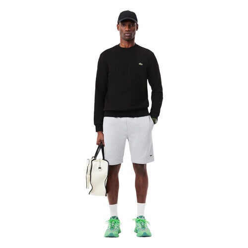 Sudadera Negra Lacoste sin Capucha Logo Pequeño Noir M