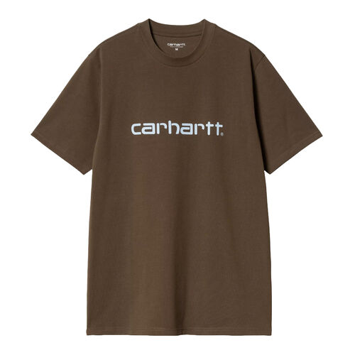 Camiseta Marrón Carhartt Script T-Shirt Liberica - Air Sky L
