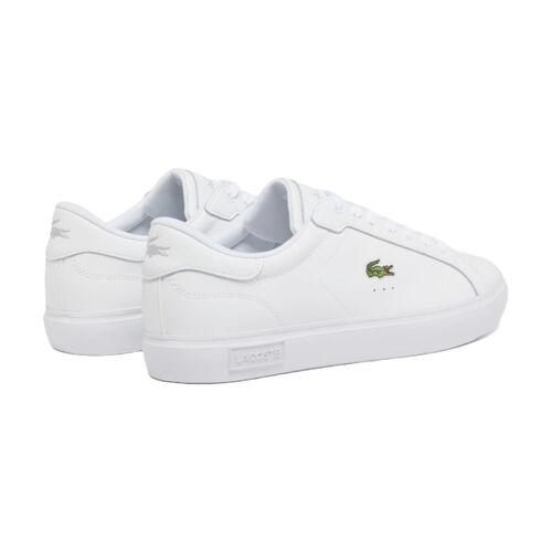 Zapatillas Blancas Lacoste Powercourt White con Cocodrilo Clásico 42