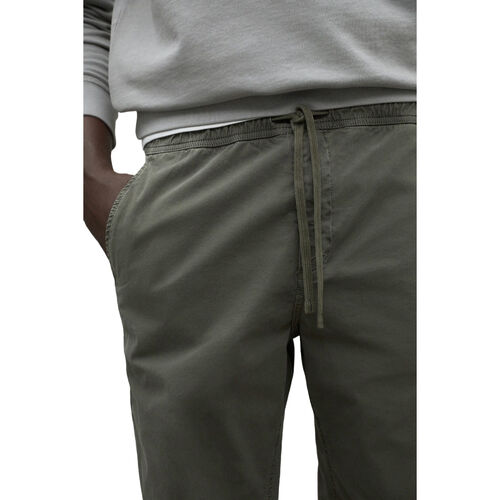 Pantalones Verdes Ecoalf Ethic Pants Dusty Olive de Fit Regular y Cintura Elástica y Ajustable XL