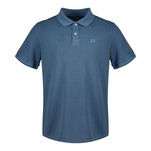 Polo Azul de Manga Corta Ted Ecoalf Light Indigo de Fit Regular M