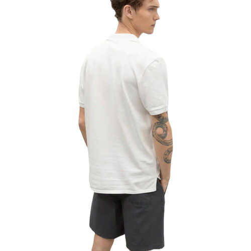Polo Blanco de Manga Corta Ted Ecoalf White de Fit Regular M