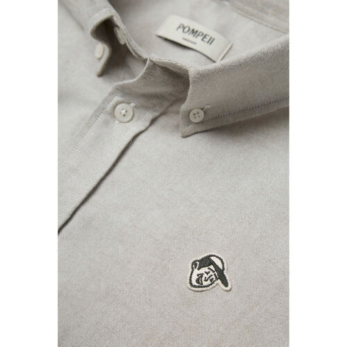 Camisa Verde Elegante Pompeii Khaki Emilio Oxford Shirt XL