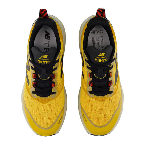Zapatillas Amarillas New Balance Fresh Foam X Hierro v9 Marmalade con Black y Sea Stone 42