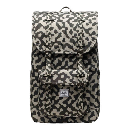 Mochila Negra y Beige Herschel Little America™ | Volumen medio - 21 l Mid-Shadow Pixels 