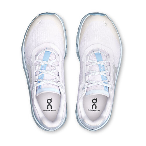 Zapatillas Azules On Running Cloudmonster Woman Frost Wash con Amoriguación 37