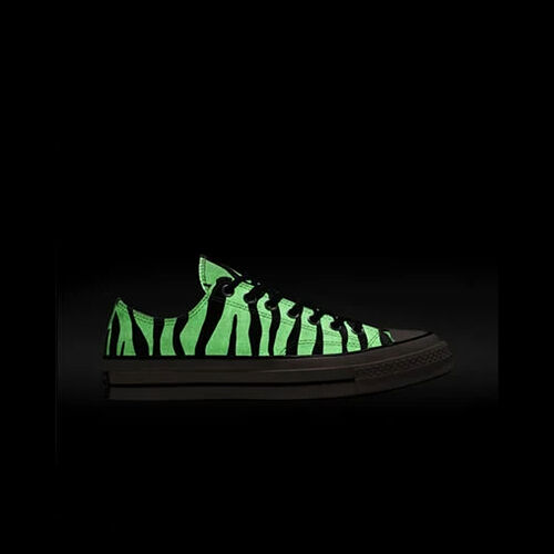 Zapatillas Blanca/Negra Converse Chuck 70 Glow-In-The-Dark Zebra Print 37