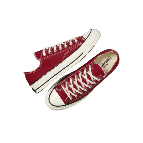 Zapatillas Roja Converse Chuck 70 OX Park De Lona Caña Baja Duraderas 38