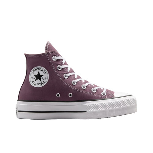 Zapatillas Moradas Converse Chuck Taylor All Star Lift Platform Duraderas De Lona 41