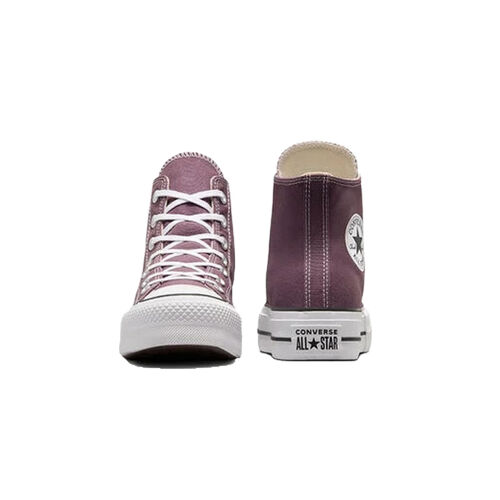 Zapatillas Moradas Converse Chuck Taylor All Star Lift Platform Duraderas De Lona 41