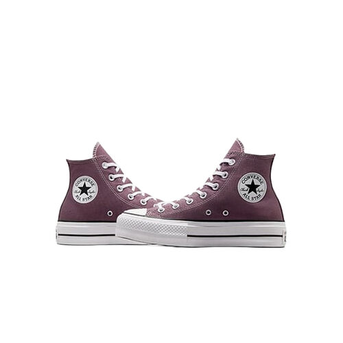 Zapatillas Moradas Converse Chuck Taylor All Star Lift Platform Duraderas De Lona 41