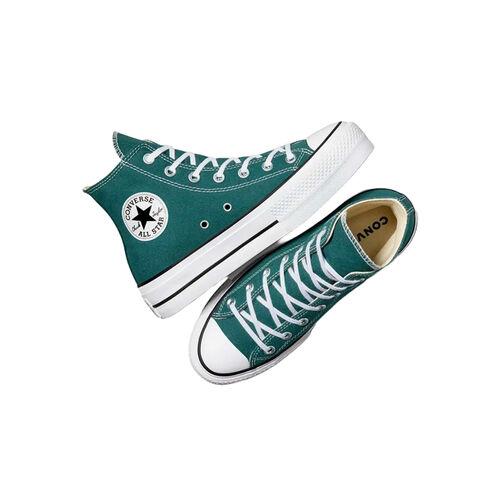 Zapatilla Verde Converse Chuck Taylor All Star Lift Platform Seasonal Color 38