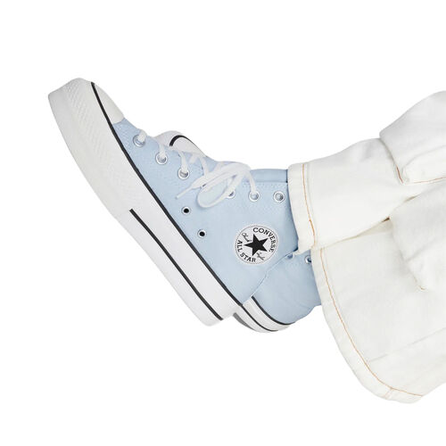 Zapatillas azules Converse Chuck Taylor All Star Lift De Plataforma Y Lona 39.5