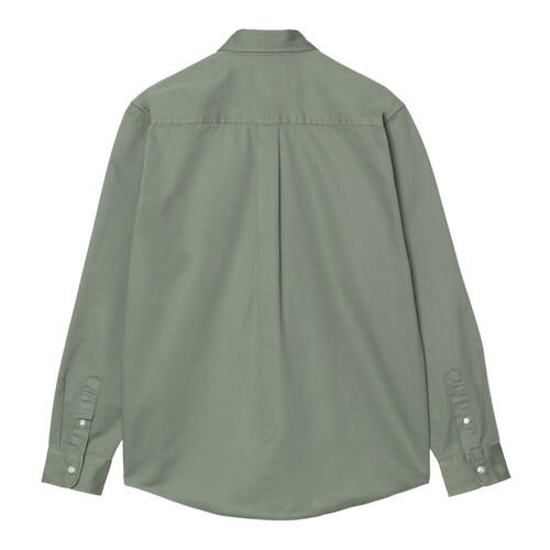 Camisa Verde Carhartt Madison Park White con Botones de Contraste M