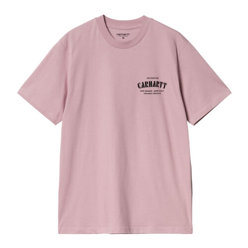 Camiseta Rosa Carhartt Catalogue C Logo T-Shirt Hortensia de Corte Regular S