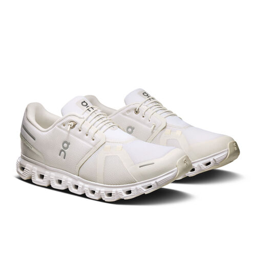 Zapatillas Blancas On Running Cloud 6 Men White Cómodas y Ligeras 40.5