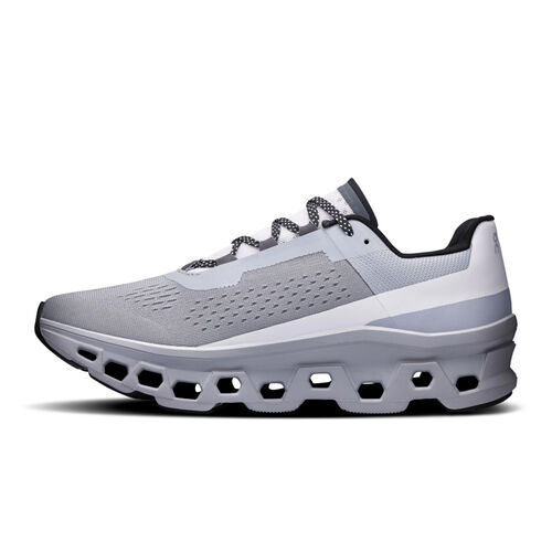 Zapatillas Grises On Running Cloudmonster Men Alloy Silver Cómodas y Ligeras 43