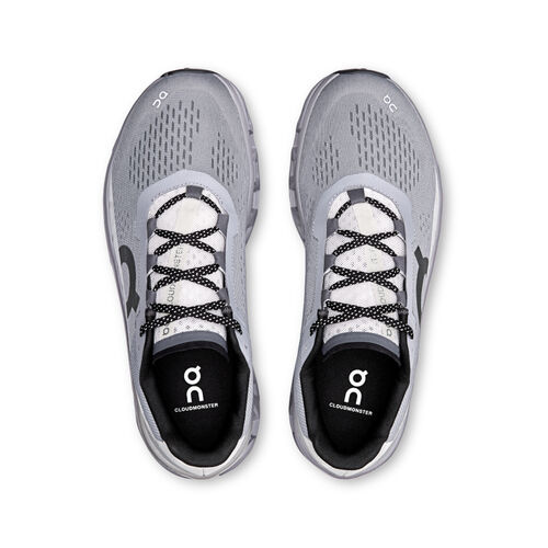 Zapatillas Grises On Running Cloudmonster Men Alloy Silver Cómodas y Ligeras 43