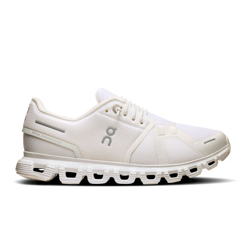 Zapatillas Blancas On Running Cloud 6 Woman White Cómodas y Ligeras 39