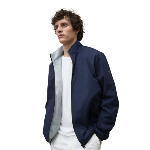 Chaqueta Azul Ecoalf James Blue Navy Repelente al agua y Transpirable L