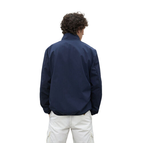 Chaqueta Azul Ecoalf James Blue Navy Repelente al agua y Transpirable L