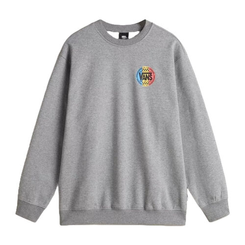 Sudadera Gris Vans Retro CO Crew Cement Heather de Corte Regular M