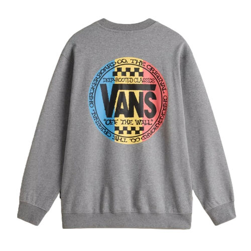 Sudadera Gris Vans Retro CO Crew Cement Heather de Corte Regular M