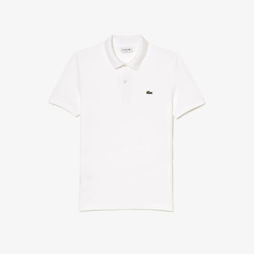 Polo Blanco Lacoste L.12.12 Slim Fit en Petit Piqué XS