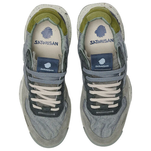 Zapatillas Azules Satorisan Chacrona Linen Vergri Blue con Plantilla Ergonómica 42