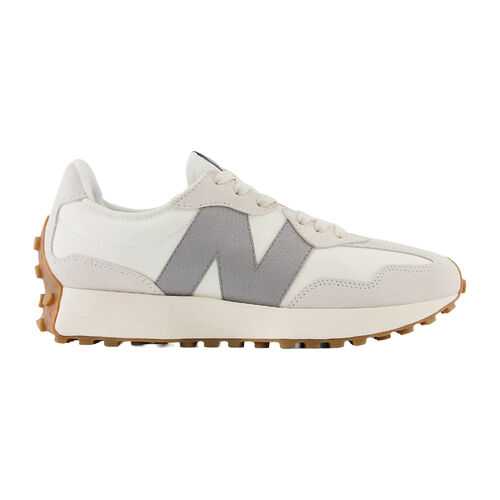 Zapatillas Blancas y Grises New Balance 327 Moonbeam con Shadow Grey 37