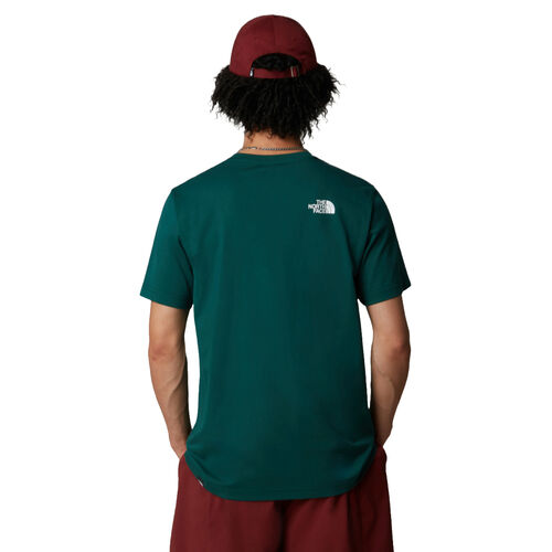 Camiseta Verde The North Face Simple Dome Deep Nori de Corte Regular S