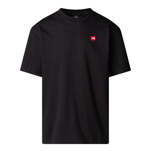 Camiseta Negra The North Face AXYS Virtual Blue de Corte Holgado XS