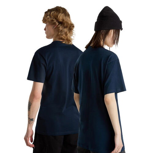 Camiseta Azul Marino Vans Left Chest Logo Tee Navy de Corte Regular XS