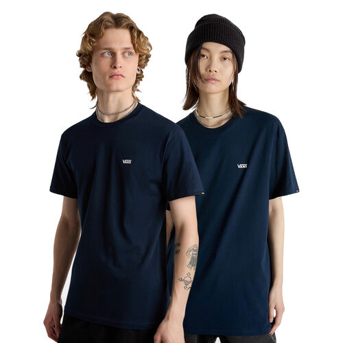 Camiseta Azul Marino Vans Left Chest Logo Tee Navy de Corte Regular XS