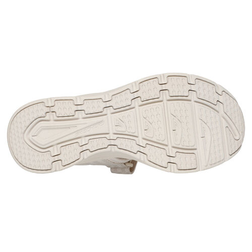 Sandalias Beige Skechers D''Lux Walker - Adored Days Natural con Suela Flexible 36