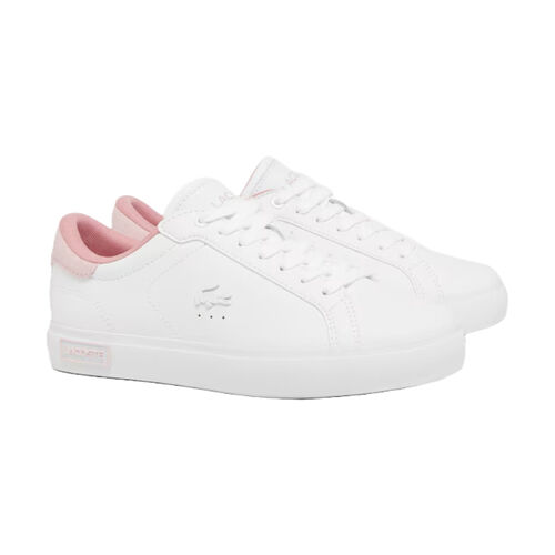 Zapatillas Blancas Lacoste de Piel Powercourt 125 de Estilo Clásico Urbano 38