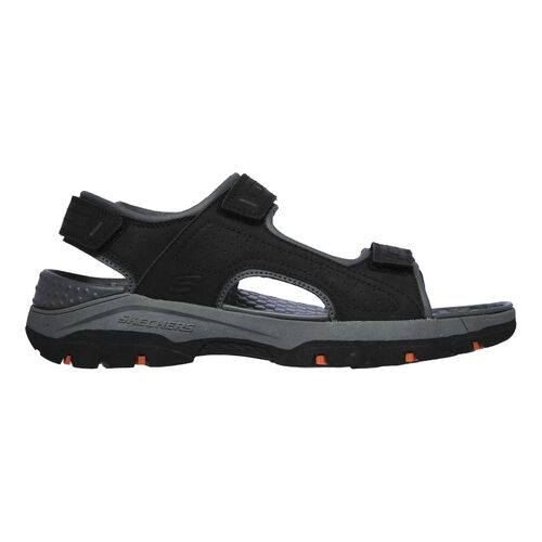 Sandalias Negras Skechers Tresmen Garo Negro Ligeras y Cómodas 42