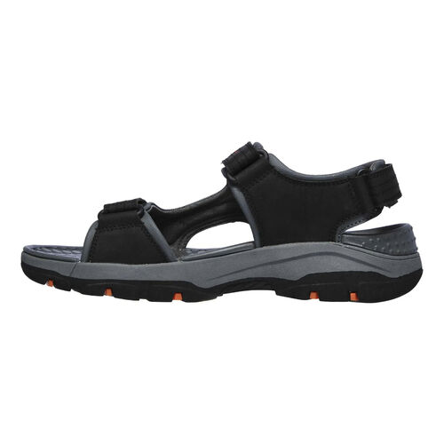 Sandalias Negras Skechers Tresmen Garo Negro Ligeras y Cómodas 42