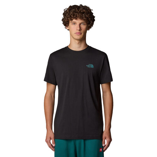 Camiseta Negra The North Face NSE Box de Corte Holgado M