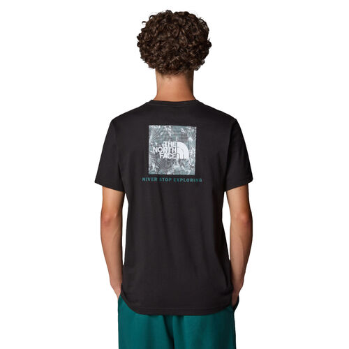 Camiseta Negra The North Face NSE Box de Corte Holgado M