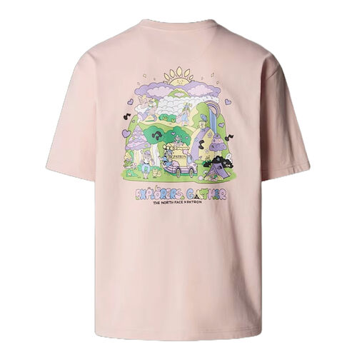 Camiseta Rosa The North Face Holgada Mountain Cleanup Unisex M