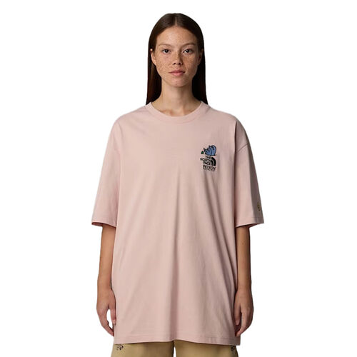 Camiseta Rosa The North Face Holgada Mountain Cleanup Unisex M