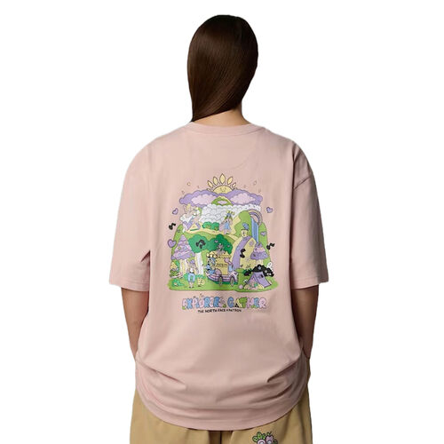 Camiseta Rosa The North Face Holgada Mountain Cleanup Unisex M