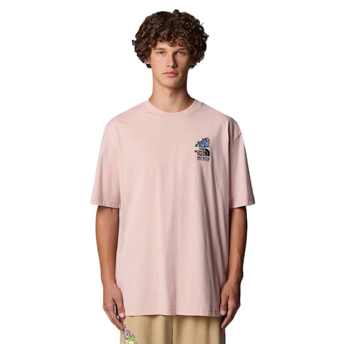 Camiseta Rosa The North Face Holgada Mountain Cleanup Unisex M